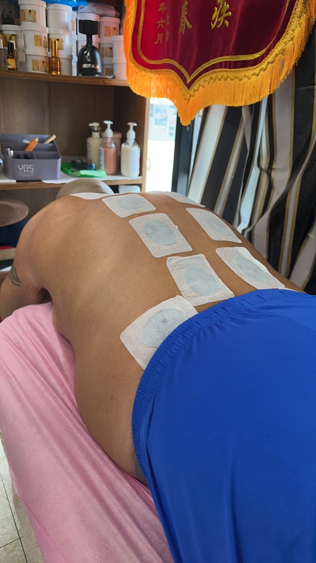 1. Upper body treatment (上半身)