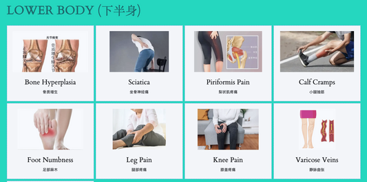 2. Lower body treatment (下半身)